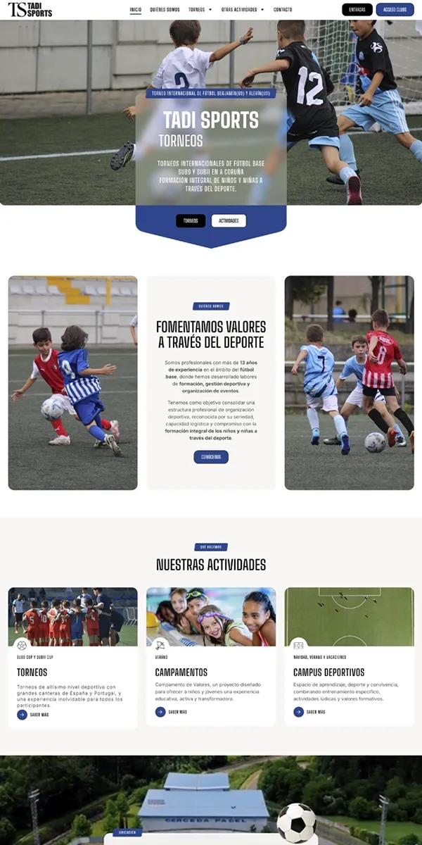 Captura Web Tadi Sports